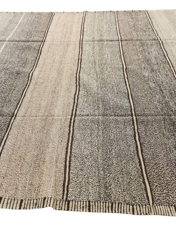 Detail image of  8' 9 x 9' 7  Hand Woven Kilim Modern Wool Rug