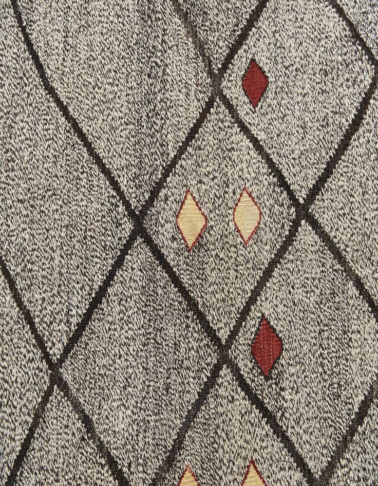 Detail image of  7' 4 x 9' 7  Hand Woven Kilim Modern Wool Rug