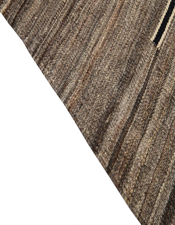 Detail image of  4' 4 x 5' 8  Hand Woven Kilim Modern Wool Rug