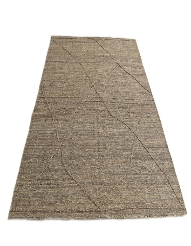 Detail image of  6' 4 x 8' 3  Hand Woven Kilim Modern Wool Rug