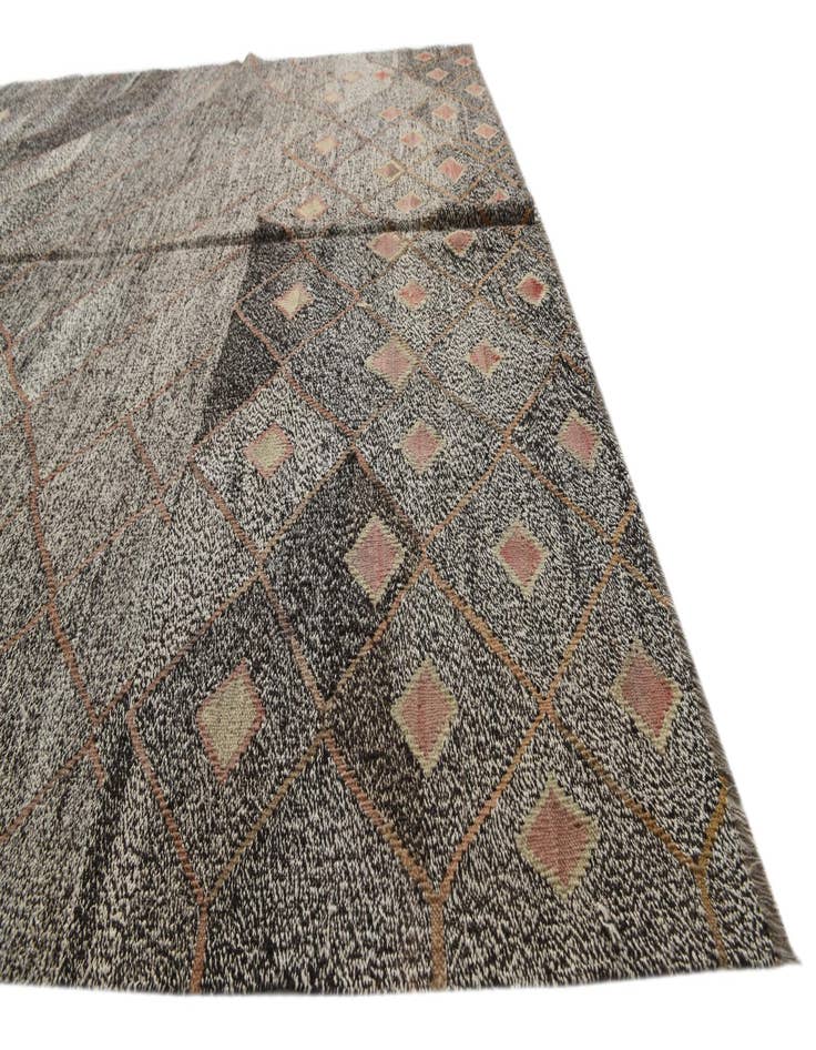 Detail image of  7' 3 x 9' 1  Hand Woven Kilim Modern Wool Rug