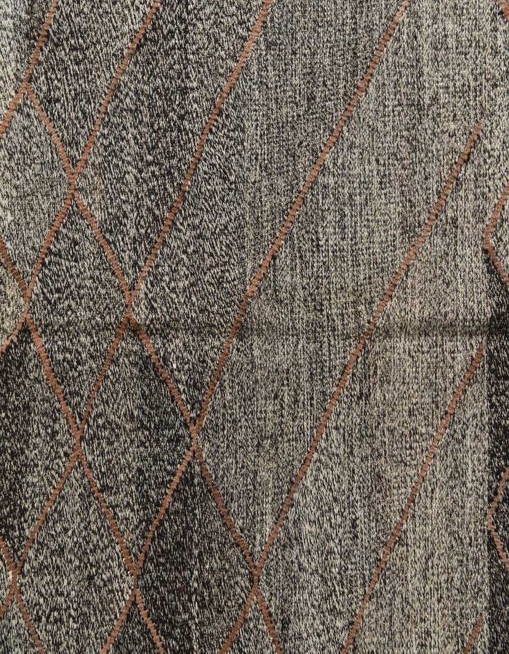 Detail image of  7' 3 x 9' 1  Hand Woven Kilim Modern Wool Rug