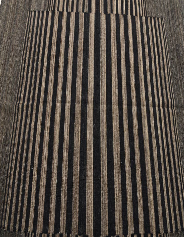 Detail image of  6' x 7' 7  Hand Woven Kilim Modern Wool Rug