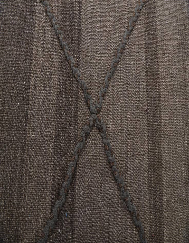 Detail image of  5' 9 x 8'  Hand Woven Kilim Modern Wool Rug