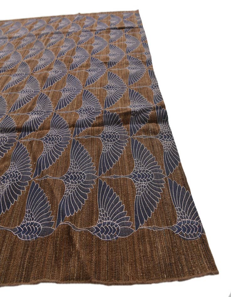 Detail image of  7' 2 x 10' 3  Hand Woven Kilim Modern Wool Rug