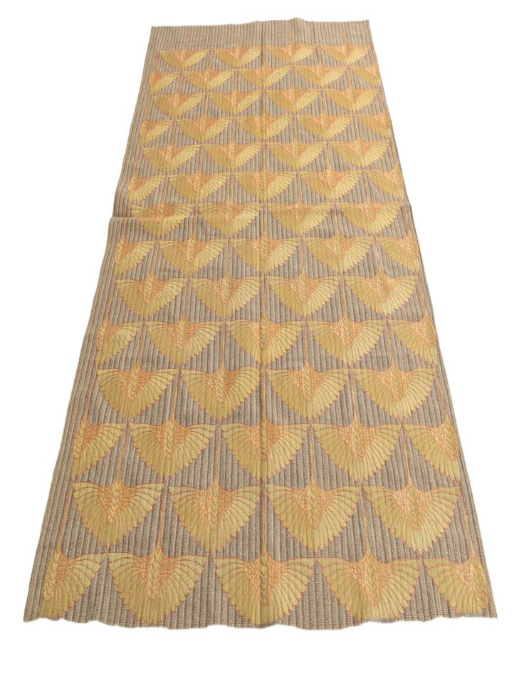 Detail image of  5' 4 x 8'  Hand Woven Kilim Modern Wool Rug