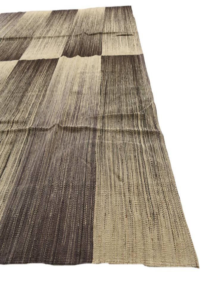 Detail image of  8' 2 x 9' 7  Hand Woven Kilim Modern Wool Rug