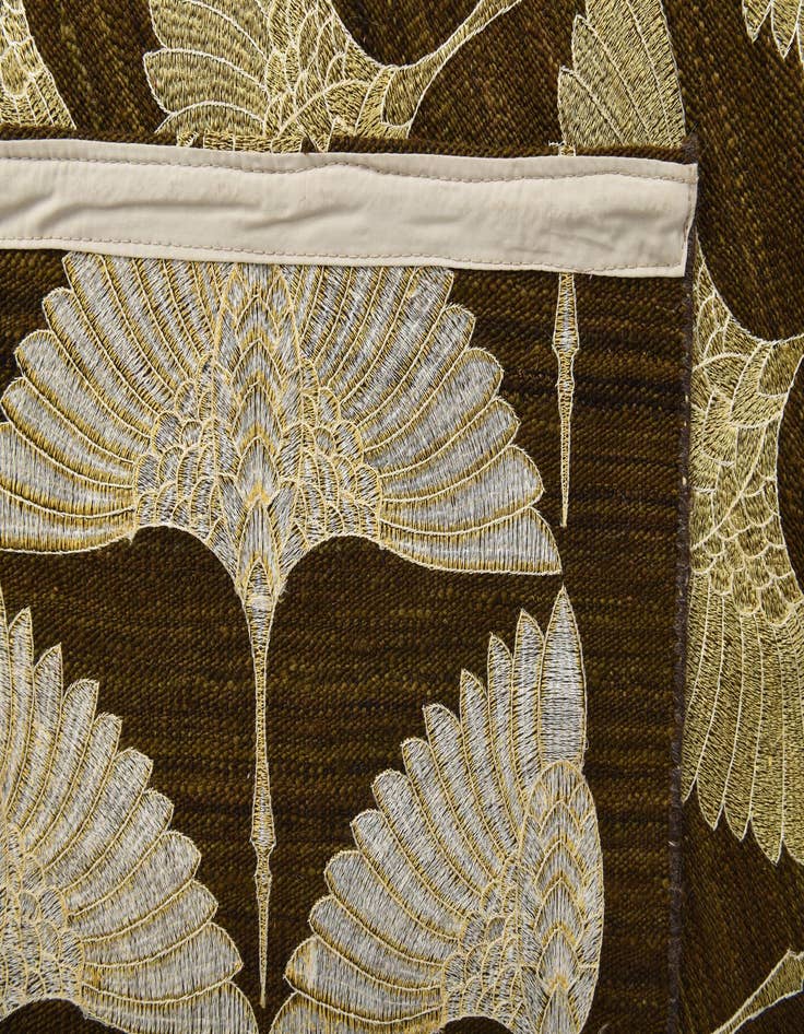 Detail image of  6' 7 x 8' 6  Hand Woven Kilim Modern Wool Rug