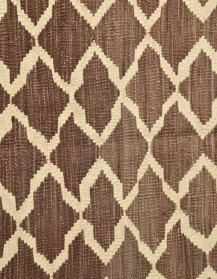 Detail image of  4' 2 x 6' 1  Hand Woven Kilim Modern Wool Rug
