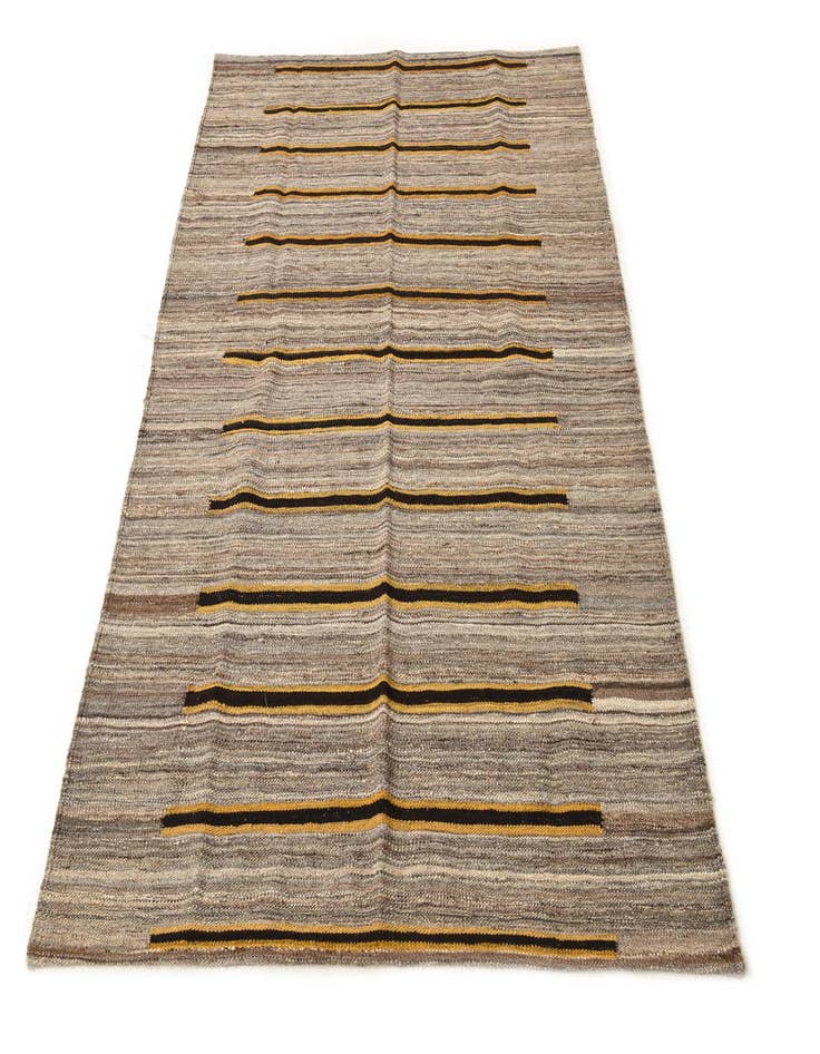 Detail image of  4' 2 x 5' 10  Hand Woven Kilim Modern Wool Rug