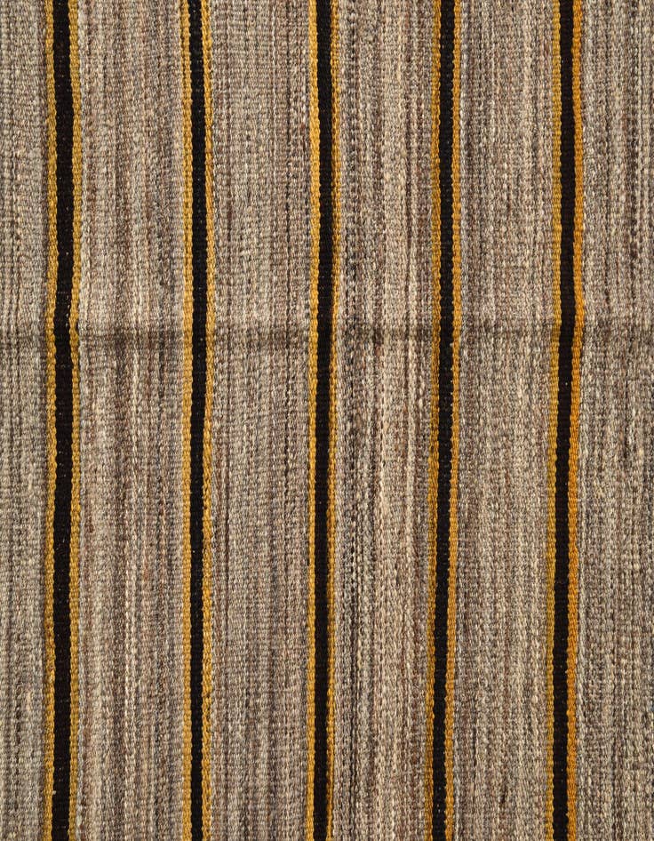 Detail image of  4' 2 x 5' 10  Hand Woven Kilim Modern Wool Rug