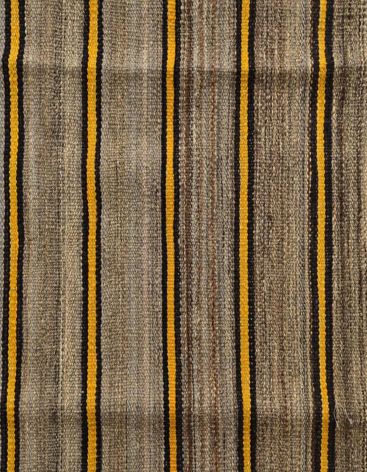 Detail image of  4' 2 x 5' 10  Hand Woven Kilim Modern Wool Rug