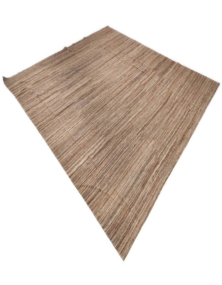 Detail image of  12' 3 x 13' 5  Hand Woven Kilim Modern Wool Rug