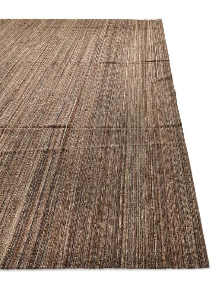 Detail image of  12' 3 x 13' 5  Hand Woven Kilim Modern Wool Rug