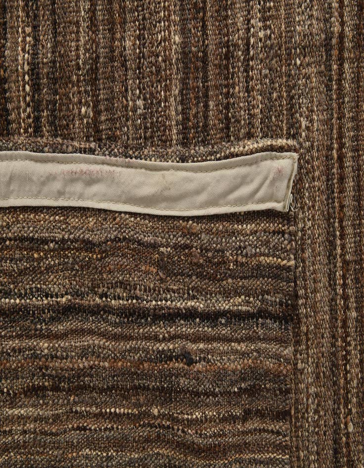 Detail image of  12' 3 x 13' 5  Hand Woven Kilim Modern Wool Rug