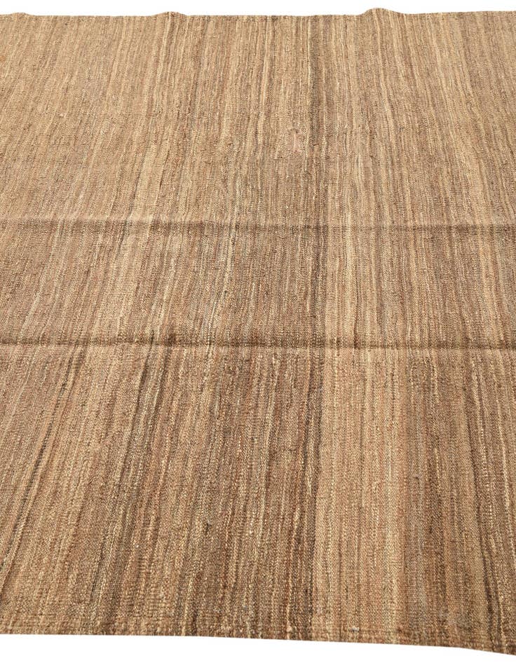 Detail image of  5' 4 x 7'  Hand Woven Kilim Modern Wool Rug