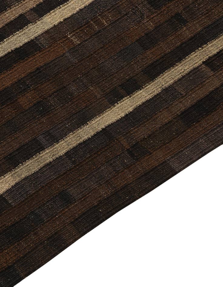 Detail image of  5' x 6' 3  Hand Woven Kilim Modern Wool Rug