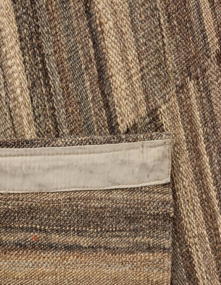 Detail image of  4' 3 x 5' 10  Hand Woven Kilim Modern Wool Rug