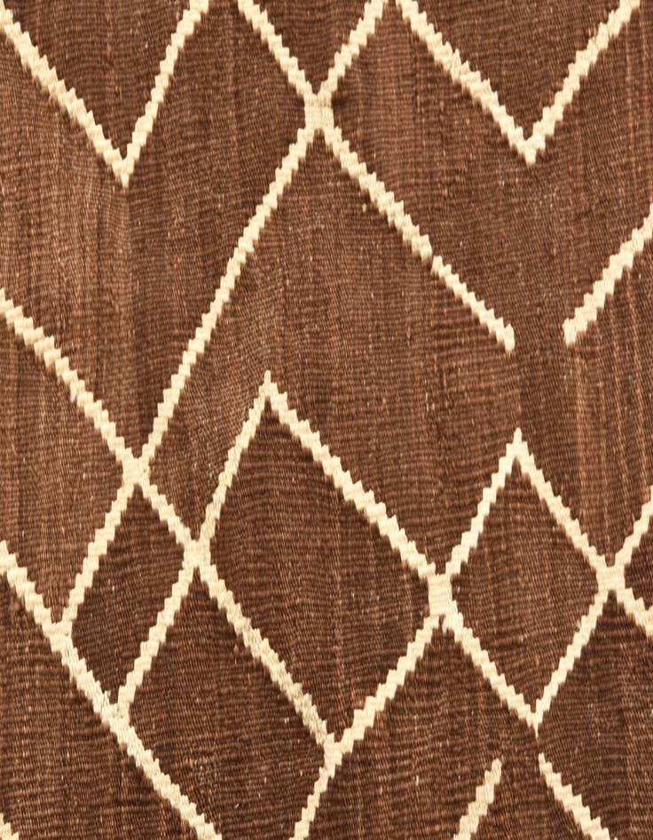 Detail image of  6' 1 x 8'  Hand Woven Kilim Modern Wool Rug