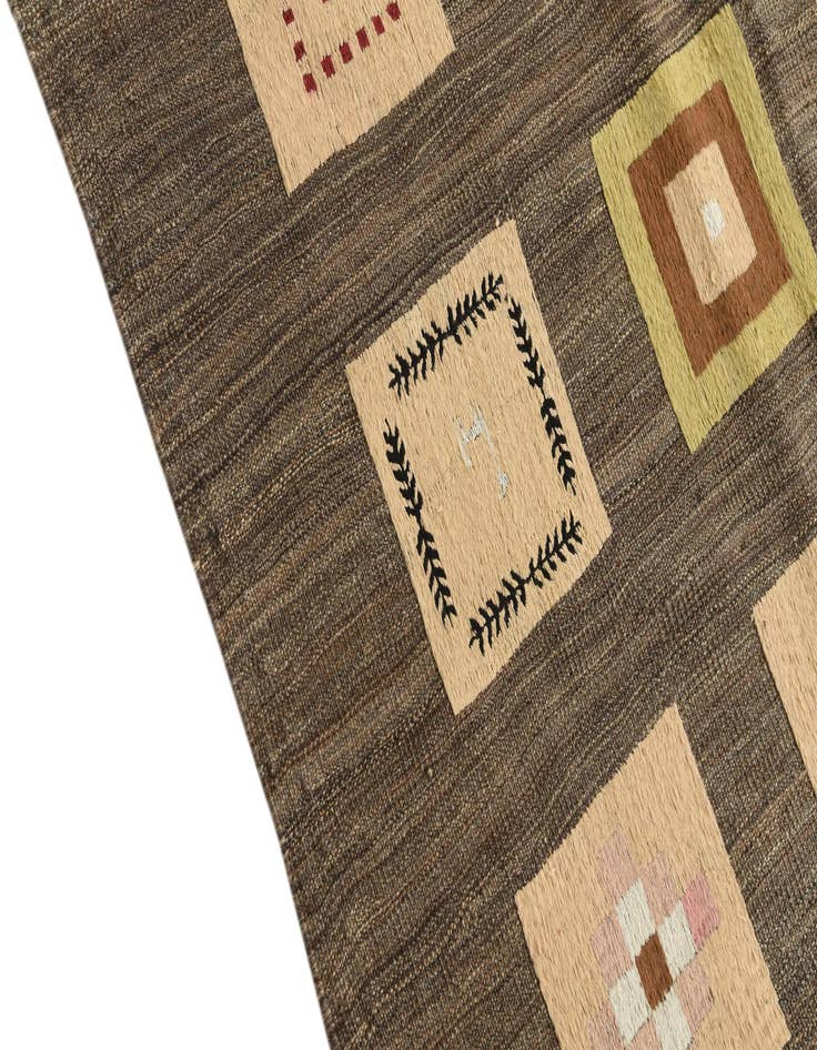 Detail image of  6' 10 x 9' 9  Hand Woven Kilim Modern Rug