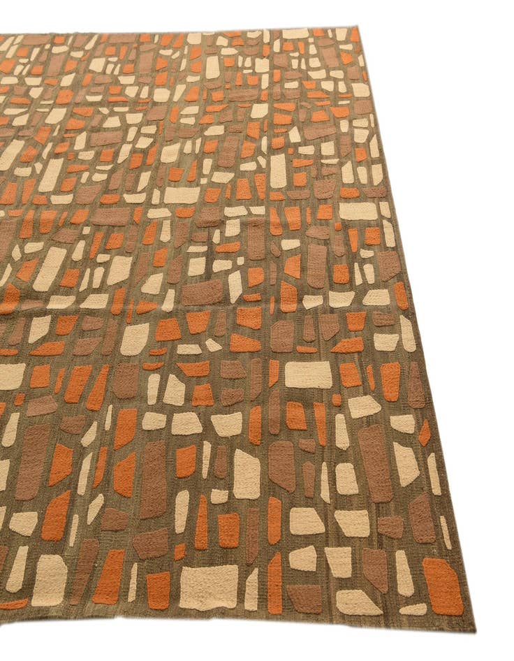 Detail image of  8' 3 x 10' 1  Hand Woven Kilim Modern Rug