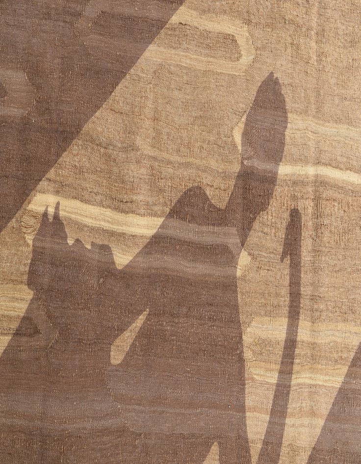 Detail image of  6' 3 x 9' 6  Hand Woven Kilim Modern Wool Rug