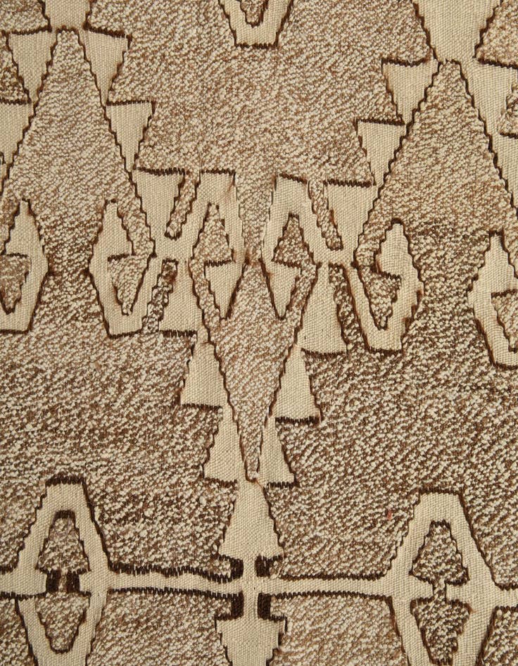 Detail image of  6' 6 x 9' 4  Hand Woven Kilim Modern Wool Rug