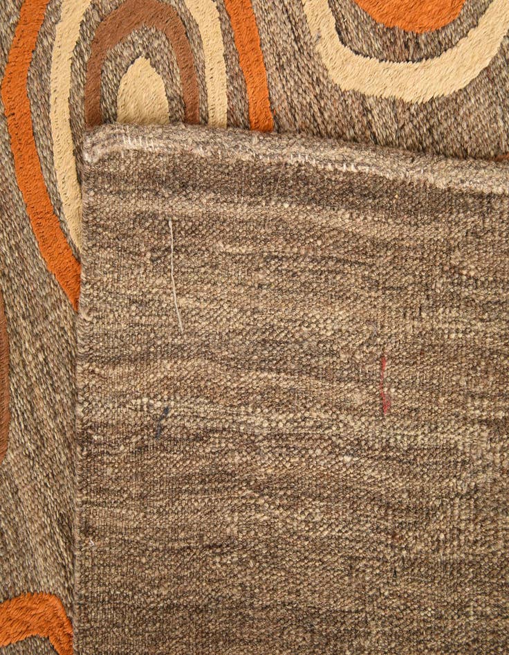 Detail image of  6' 11 x 9' 8  Hand Woven Kilim Modern Rug