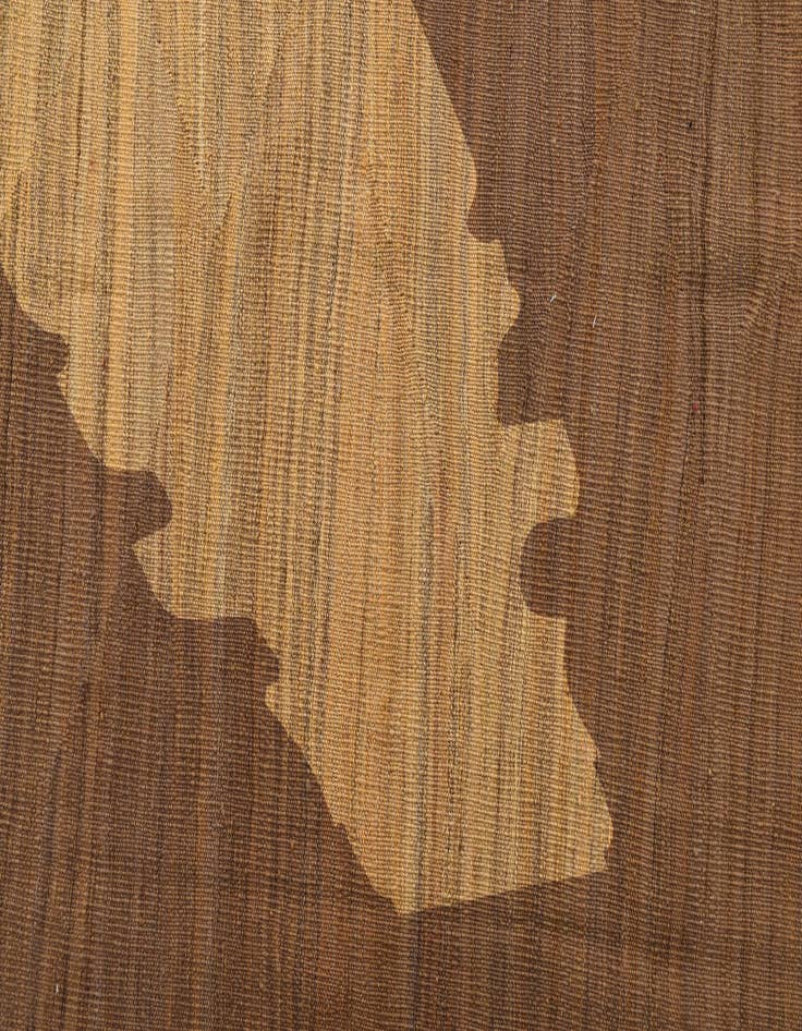 Detail image of  6' 2 x 8' 9  Hand Woven Kilim Modern Wool Rug