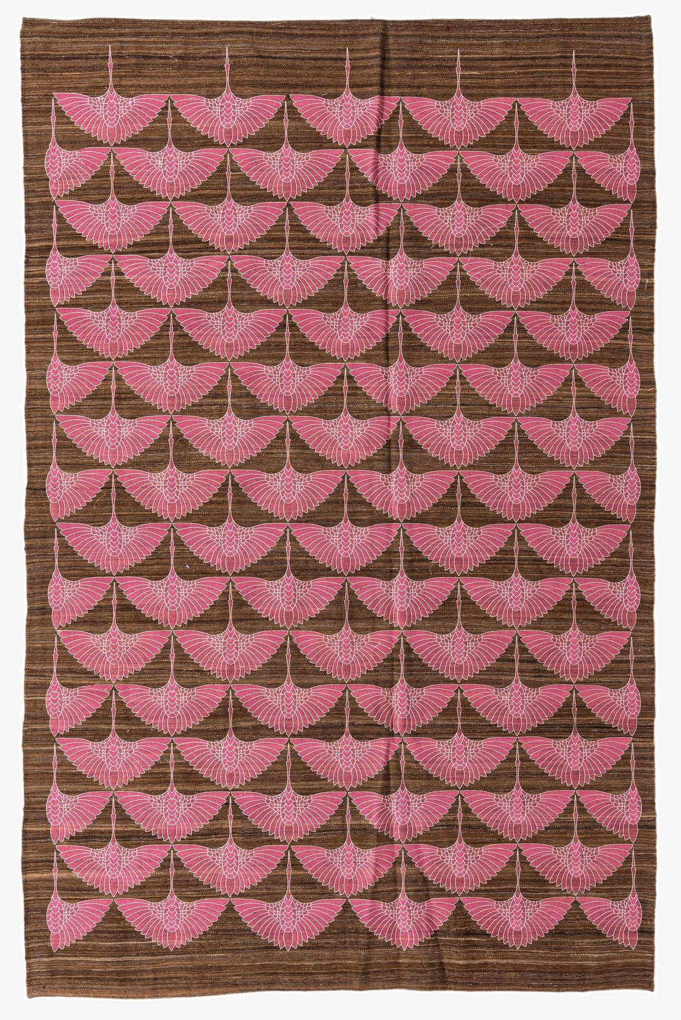  6' 5 x 9' 9  Hand Woven Kilim Modern Wool Rug