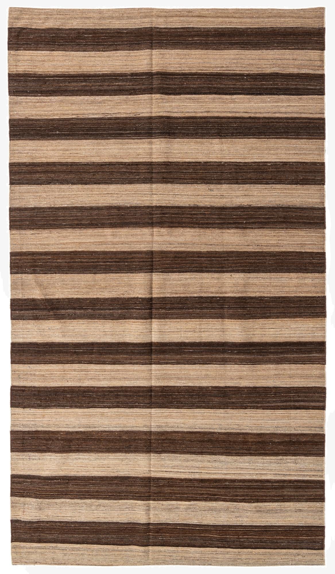  6' 9 x 11' 11  Hand Woven Kilim Modern Wool Rug