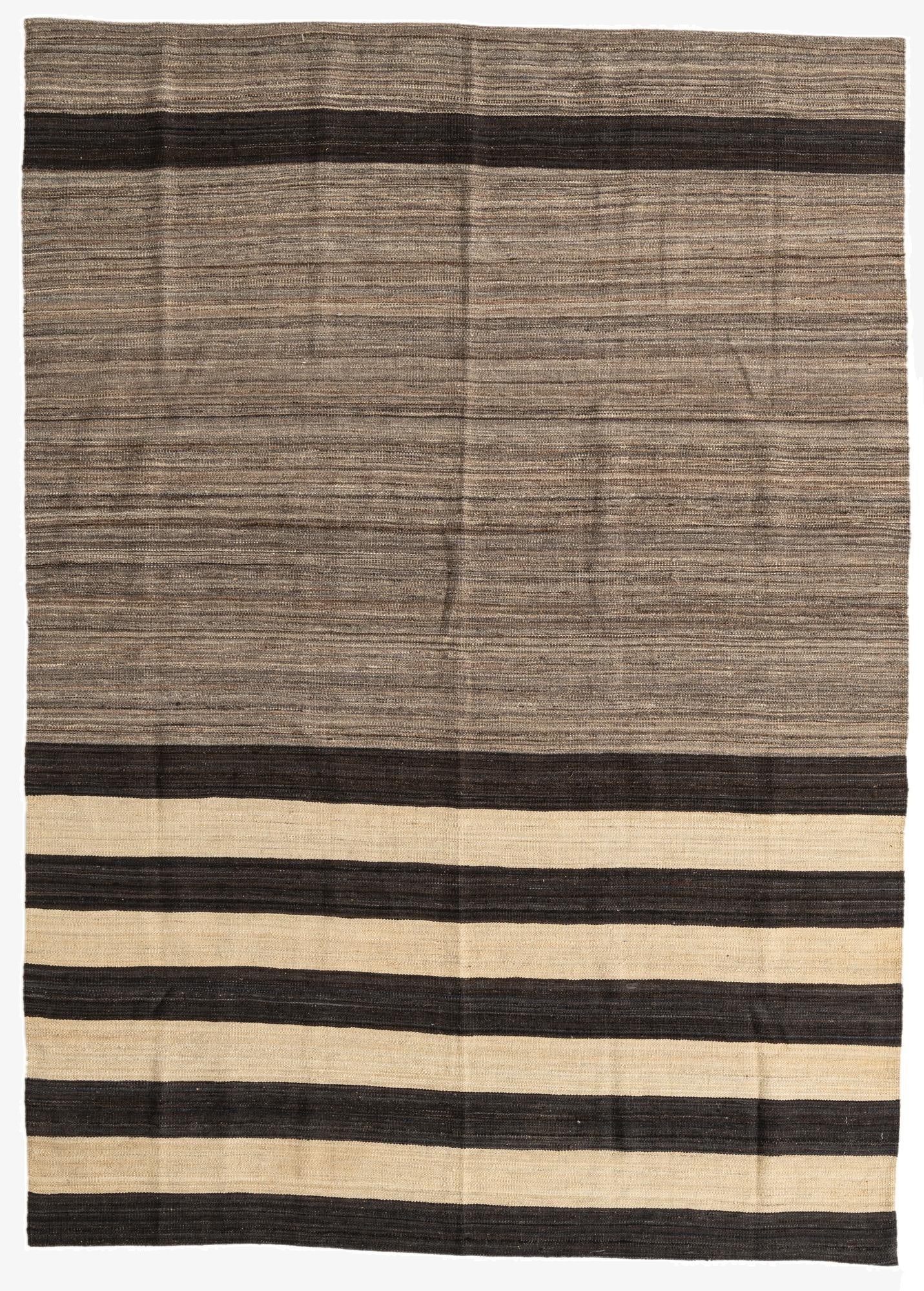  5' 8 x 8'  Hand Woven Kilim Modern Wool Rug