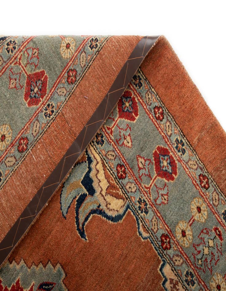 Detail image of  5' 11 x 8' 1  Hand Knotted Kurd Persian Wool Rug