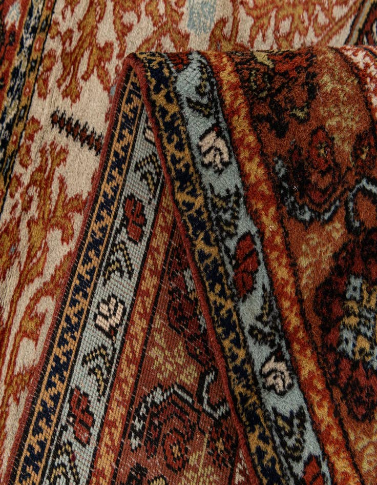 Detail image of  3' 7 x 5' 8  Hand Knotted Lahour Oriental Wool Rug