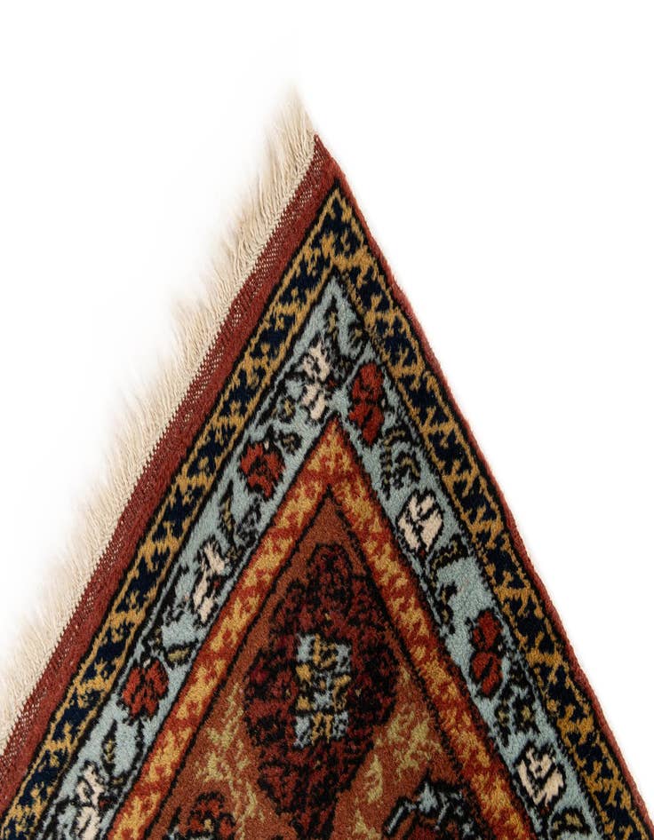 Detail image of  3' 7 x 5' 8  Hand Knotted Lahour Oriental Wool Rug