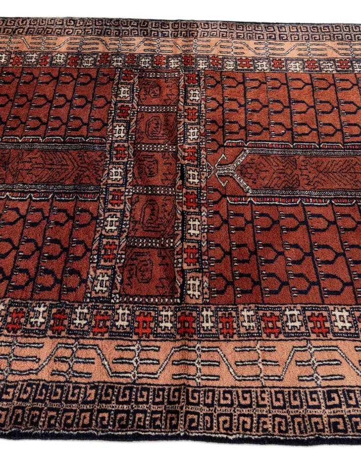 Detail image of  3' 2 x 5' 5  Hand Knotted Lahour Oriental Wool Rug