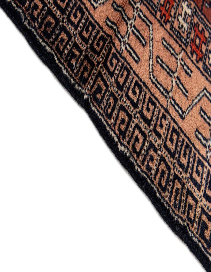 Detail image of  3' 2 x 5' 5  Hand Knotted Lahour Oriental Wool Rug