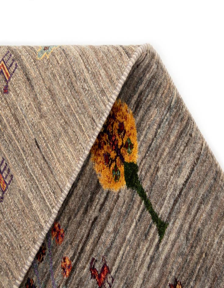 Detail image of  2' 9 x 4' 4 Luribaft Wool Rug