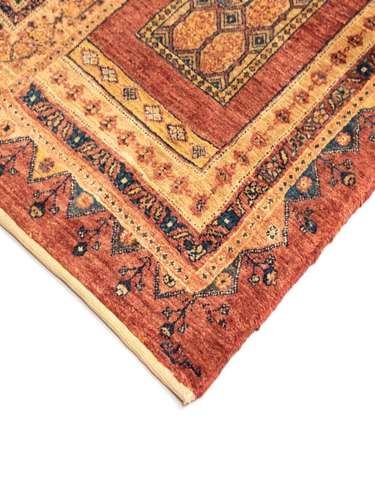 Detail image of  5' 1 x 6' 9 Luribaft Wool Rug