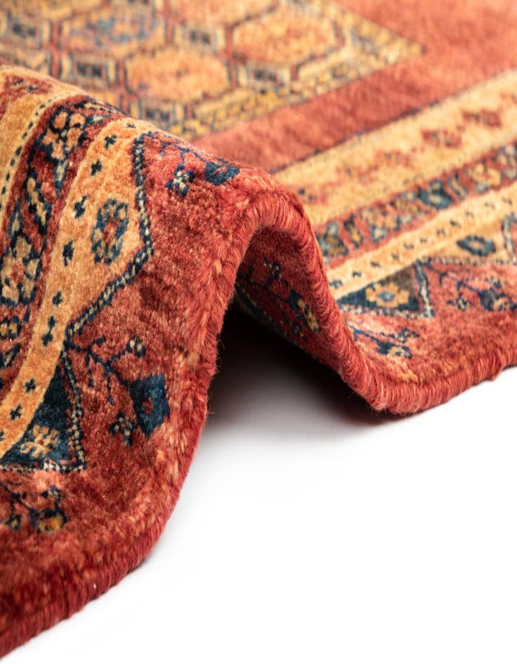 Detail image of  5' 1 x 6' 9 Luribaft Wool Rug