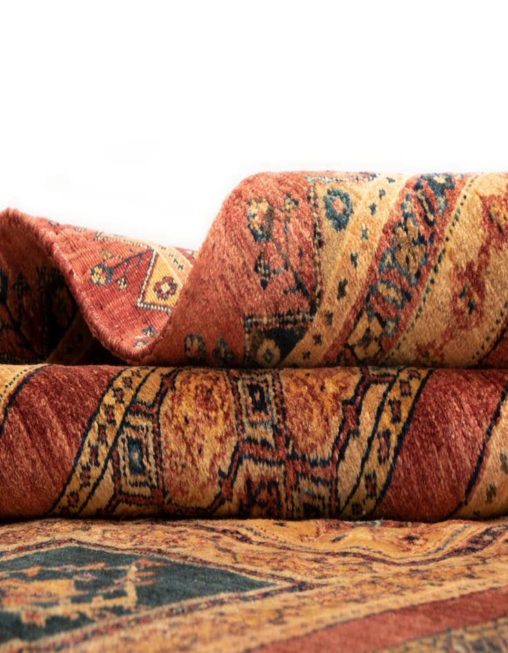 Detail image of  5' 1 x 6' 9 Luribaft Wool Rug