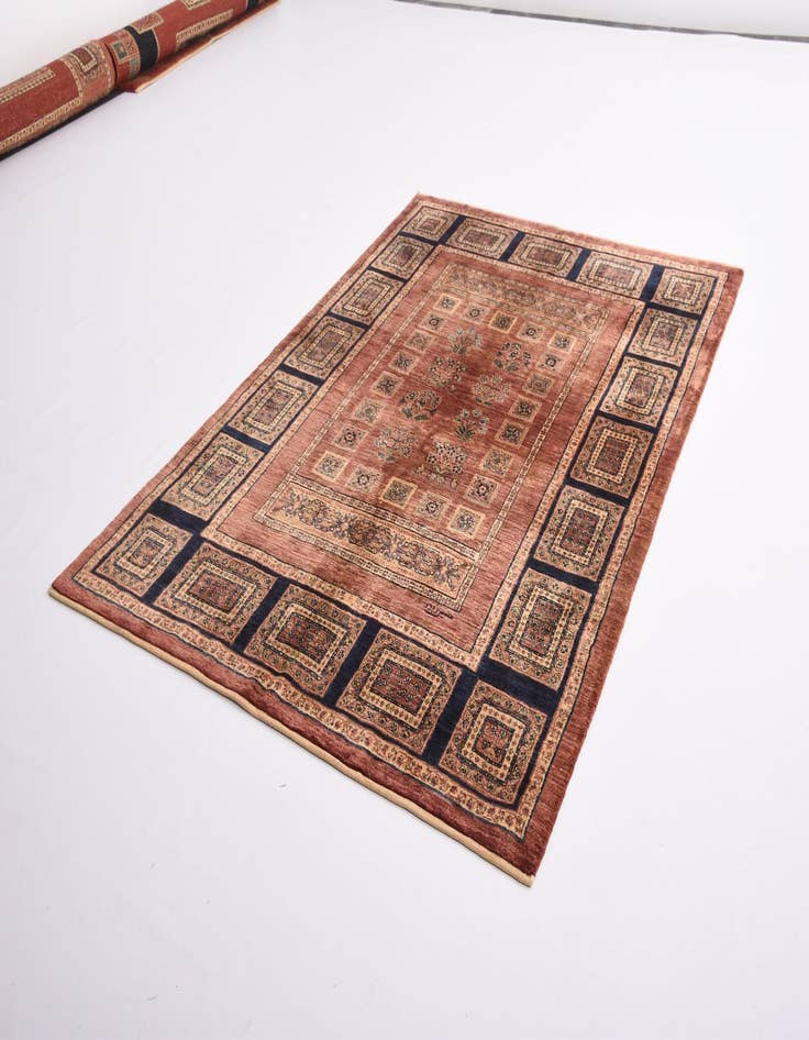 Detail image of  4' 11 x 7' 3 Luribaft Wool Rug