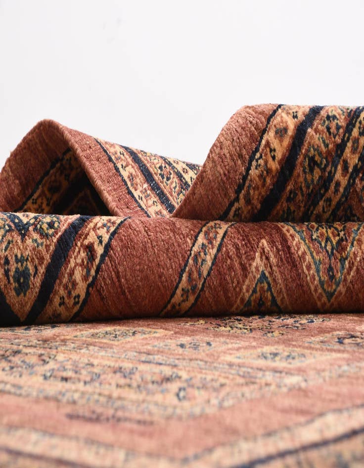 Detail image of  4' 11 x 7' 3 Luribaft Wool Rug