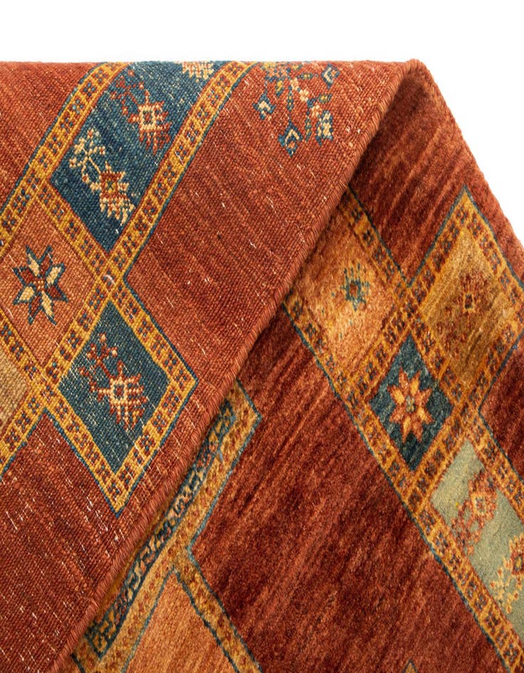 Detail image of  5' 7 x 8' 4 Luribaft Wool Rug