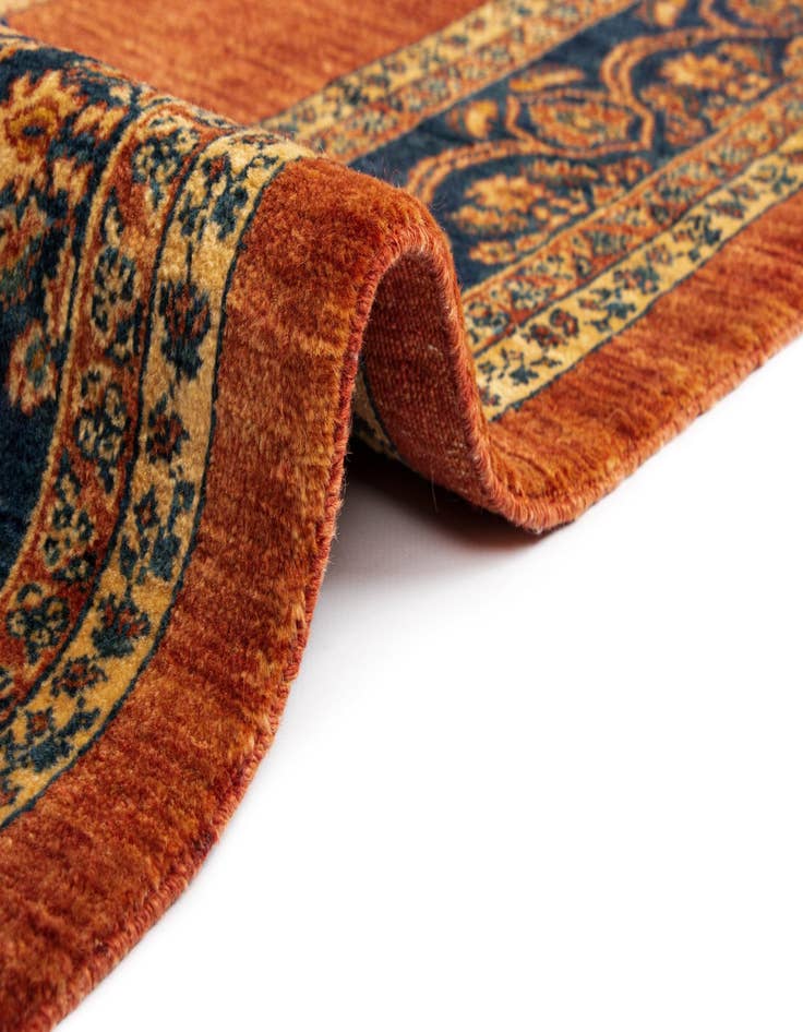 Detail image of  5' 10 x 7' 10 Luribaft Wool Rug