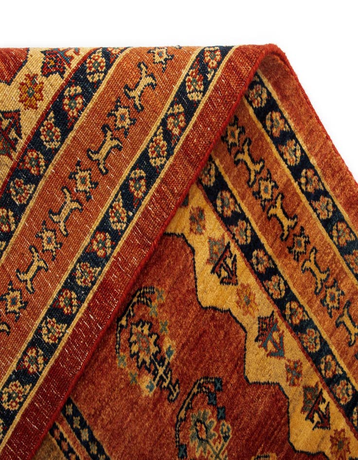 Detail image of  5' 3 x 7' 7 Luribaft Wool Rug