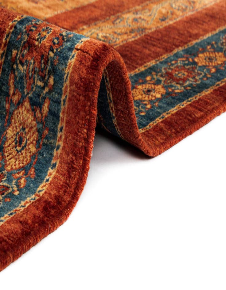 Detail image of  4' 7 x 8' 3 Luribaft Wool Rug