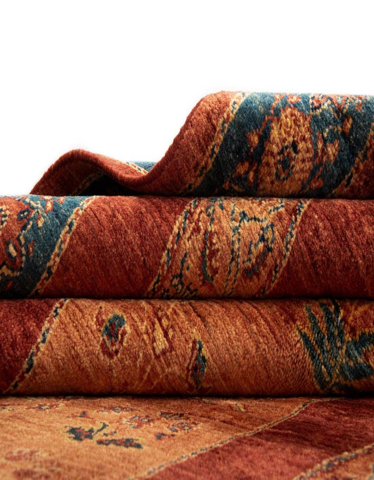 Detail image of  4' 7 x 8' 3 Luribaft Wool Rug