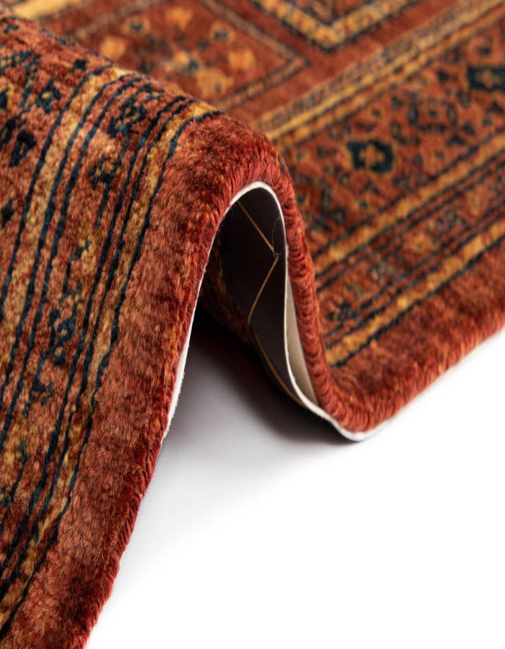 Detail image of  4' 11 x 7' 5 Luribaft Wool Rug