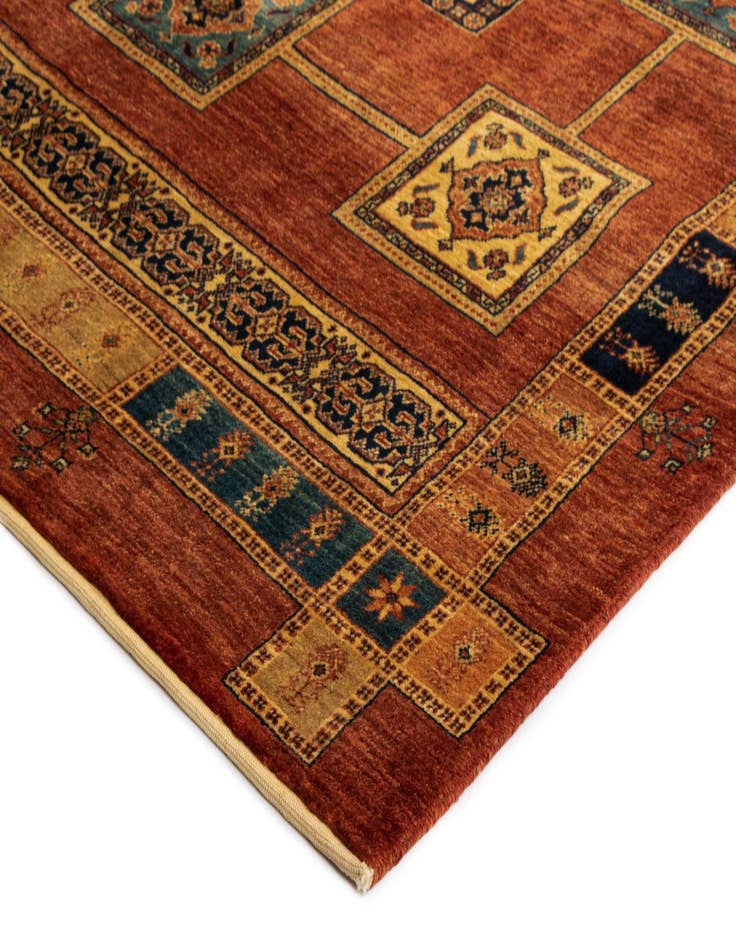 Detail image of  5' 7 x 8' 5 Luribaft Wool Rug